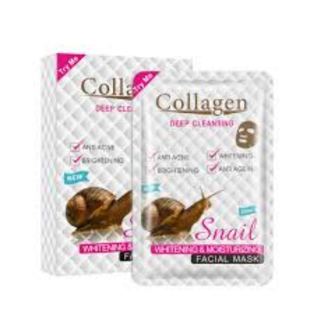 Collagen deep cleansing facial sheet mask