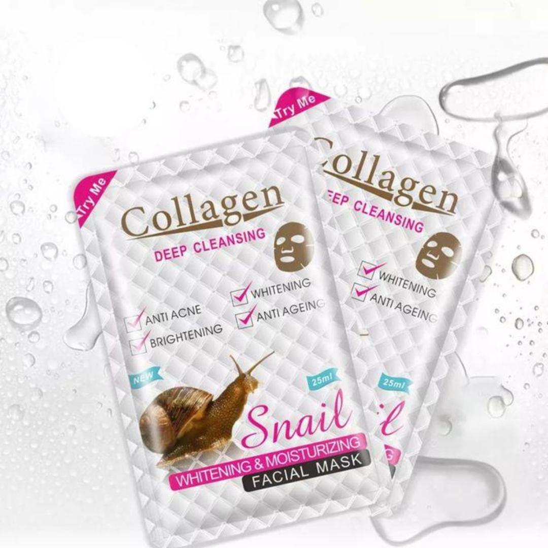 Collagen deep cleansing facial sheet mask