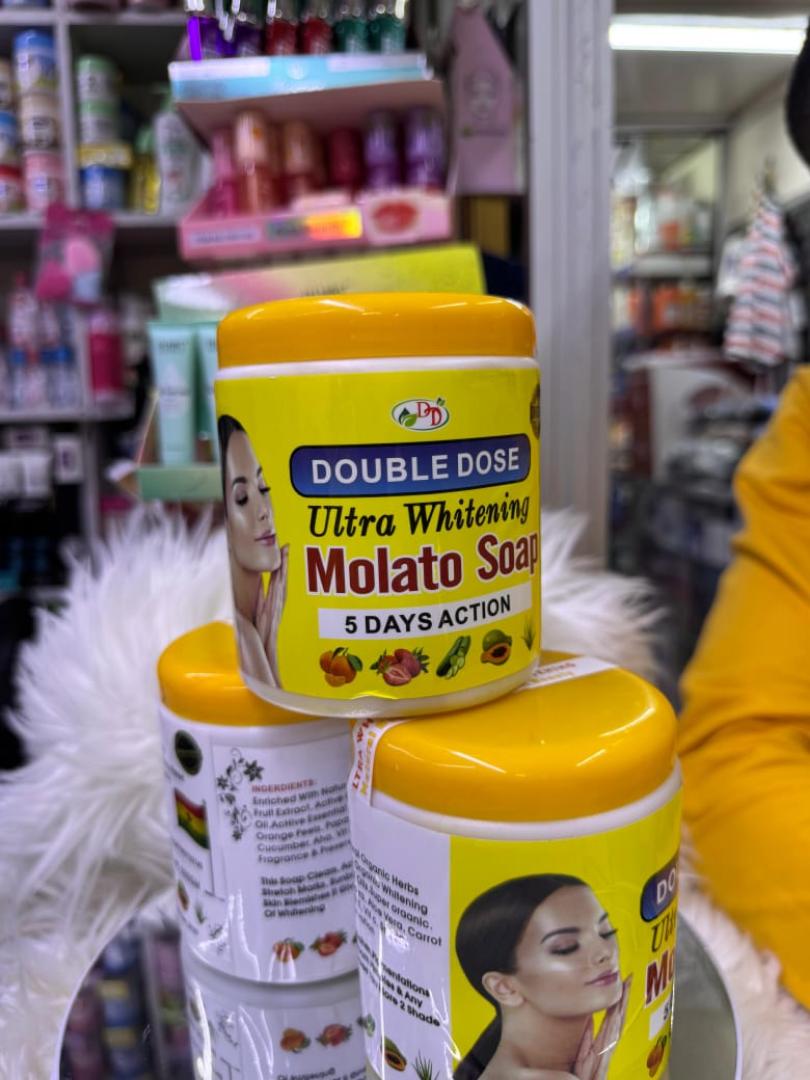Double dose ultra whitening 5 days action molato soap