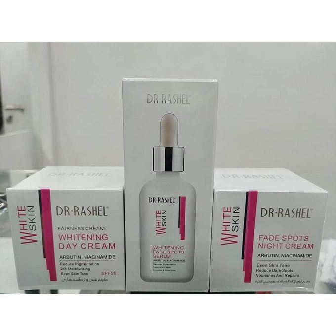Dr. Rashel Whitening Fade Spots Serum + Day Cream + Night Cream
