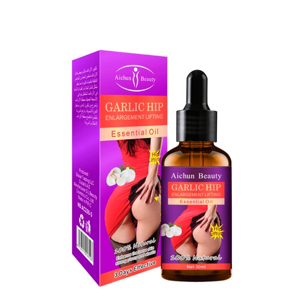 Aichun Beauty Garlic Hip Enlargement Lifting Essential Oil Butt & Hips Lift Up Ass Buttocks Enhancing Big Butt Firm Figure Enlarging Essential Oil