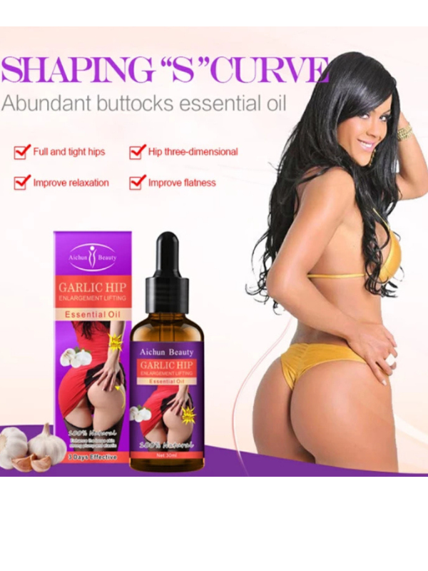 Aichun Beauty Garlic Hip Enlargement Lifting Essential Oil Butt & Hips Lift Up Ass Buttocks Enhancing Big Butt Firm Figure Enlarging Essential Oil