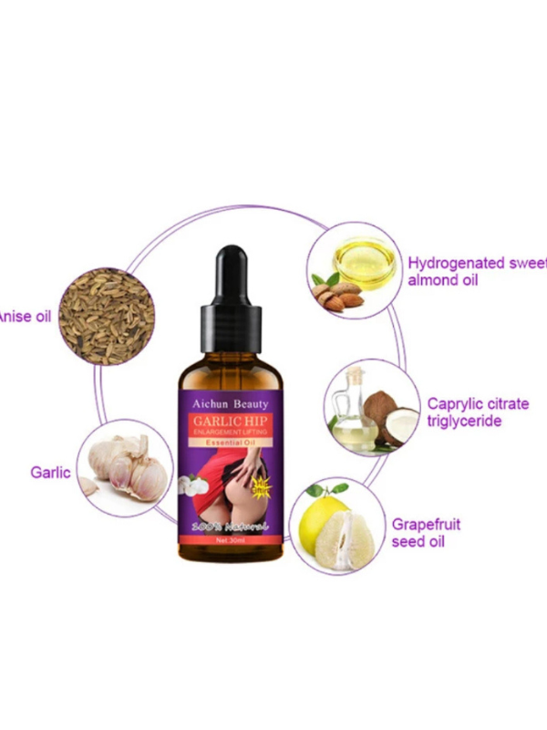 Aichun Beauty Garlic Hip Enlargement Lifting Essential Oil Butt & Hips Lift Up Ass Buttocks Enhancing Big Butt Firm Figure Enlarging Essential Oil