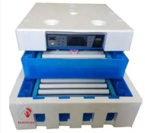 128 Eggs Dual Power Digital Automatic Egg Incubator with Turner – AC/DC Hatching Machine