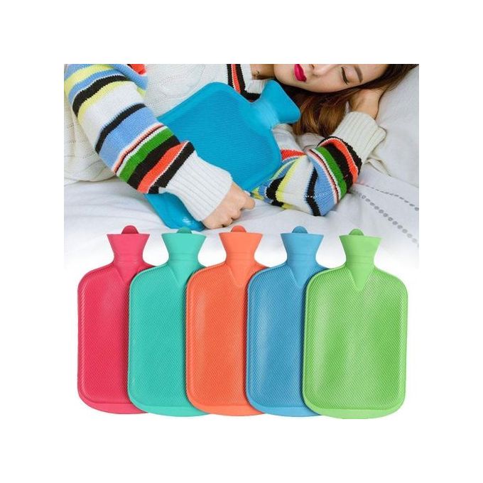 Thick Rubber Hot Water Bottle Bag For Hot&Cold Therapy/Pain Relief