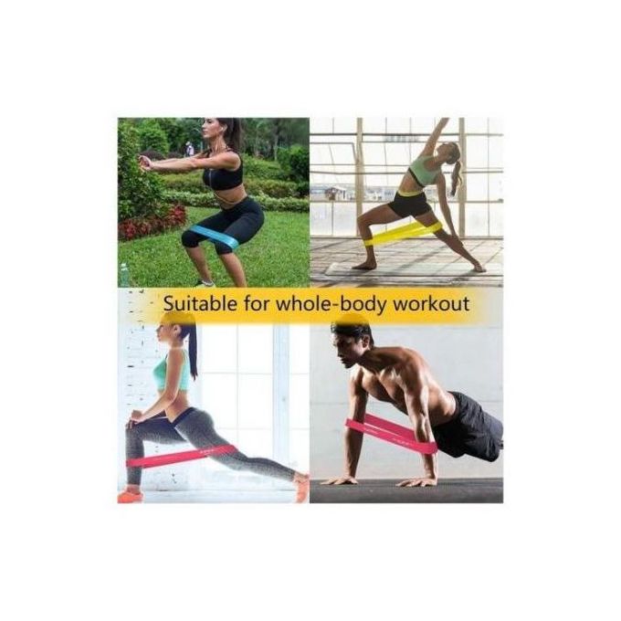 5Pc Different Level Fitness Yoga Resistance Bands