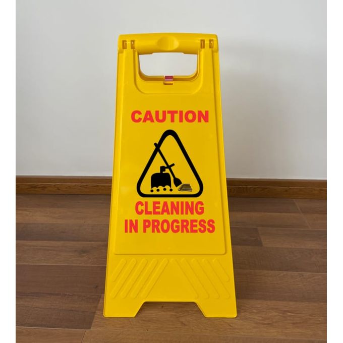 Cleaning In Progress Signage