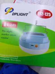 DP Light Solar LED Rechargeable Bulb with Panel – 4000mAh Battery, Multi-Mode Lighting, USB Output