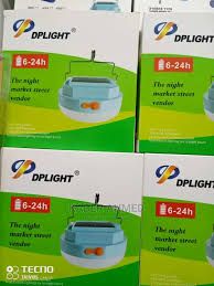 DP Light Solar LED Rechargeable Bulb with Panel – 4000mAh Battery, Multi-Mode Lighting, USB Output