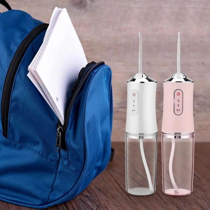Rechargeable Portable Water Flosser With 4 Nozzles – Dental Oral Irrigator