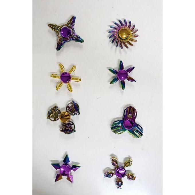 Metal Finger Fidget Spinner EDC Hand Spinner – Stress Relief Toy for Autism, ADHD, Anxiety & Focus (1 Piece)