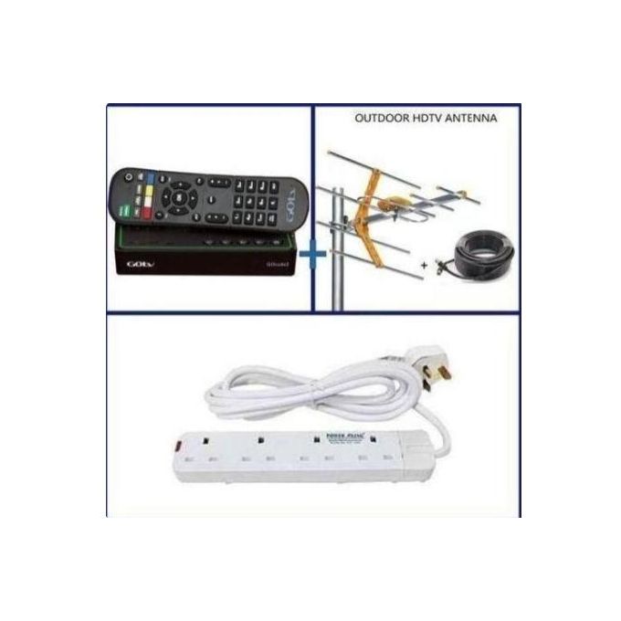 Gotv Decoder + Antenna + A Free Extension
