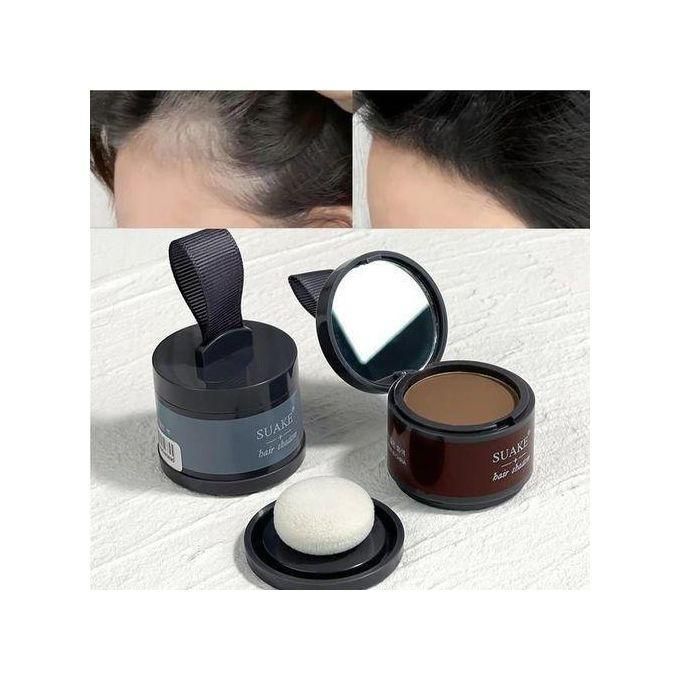 Hair Line Powder Black & Brown, Root Cover Up, Natural Instant Waterproof Hairline Shadow Powder, Hair Concealer, Scalp Cover, Bald Head Cover, Thinning Hair, Less Hair Cover