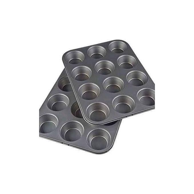 Buy 1piece 12-Hole,Muffin Baking Tray & Get 1 Piece Free