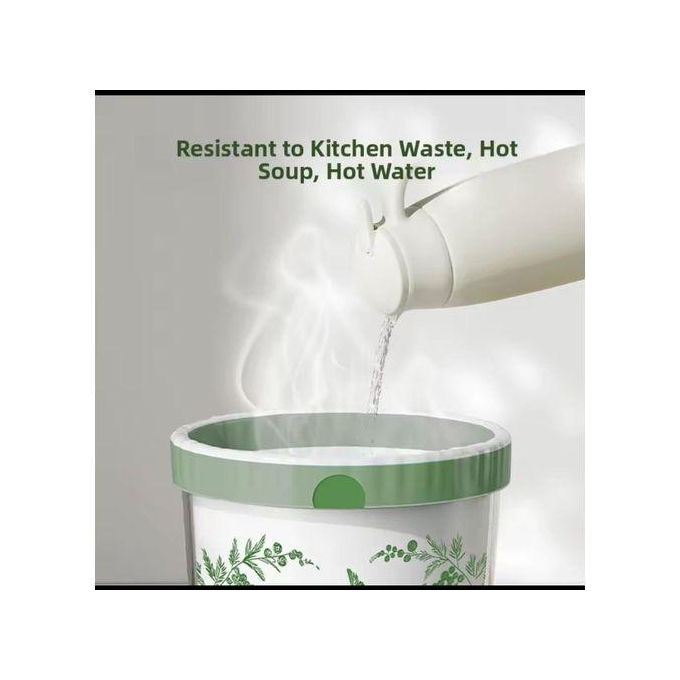 50pcs setExtra Thickened Aerial Kitchen Garbage Bags Drawstring Tie Trash Bags Home Use Tear Resistant PE Material for Food Waste