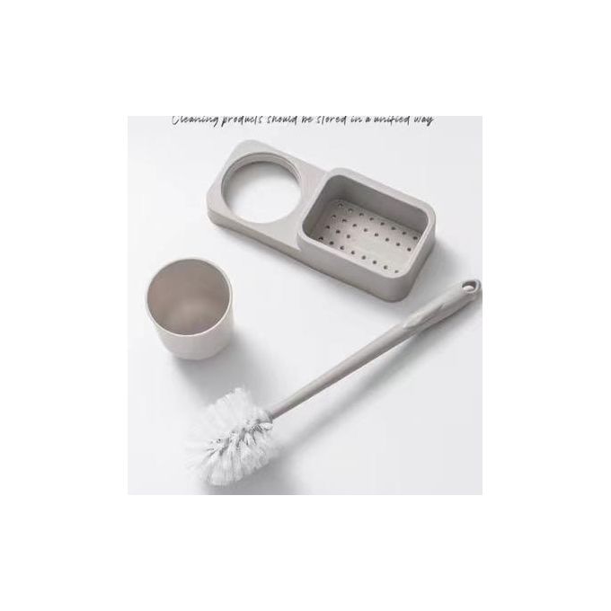 Toilet brush rack set