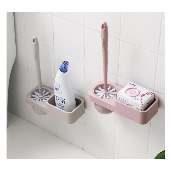 Toilet brush rack set