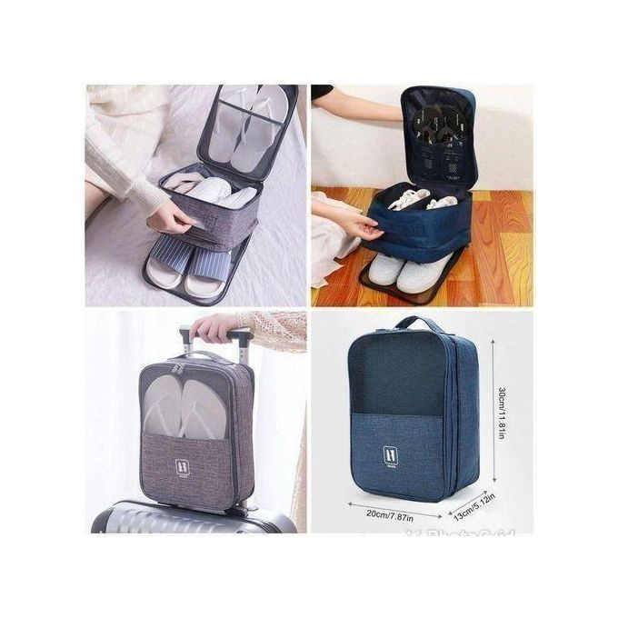 Waterproof travel shoe bag