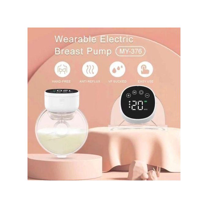 2/1pcs Electric Breast Pumps Portable Hands Free Wearable Breast Pump Silent Comfort Breast Milk Extractor Collector BPA-free