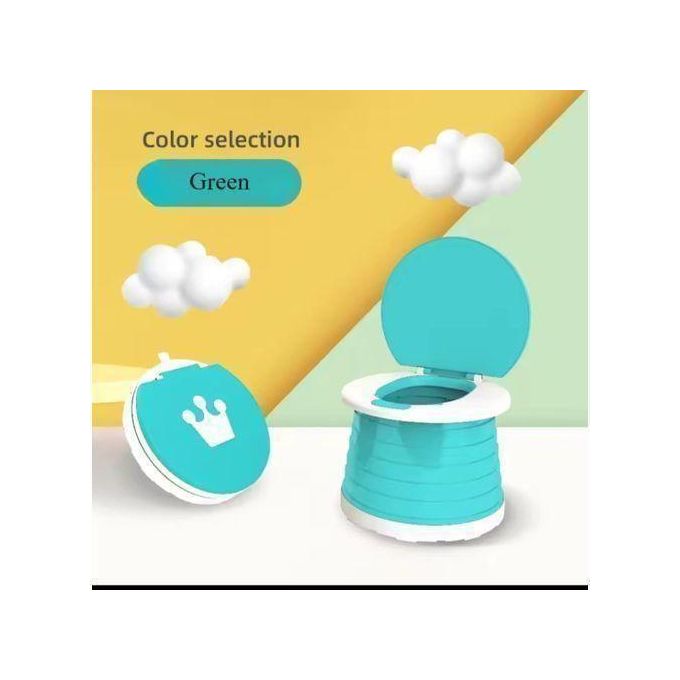 New 2-in-1 Children's Folding Toilet Portable Children's Travel Toilet Car Baby Toilet Potty Training Seat Suitable for Camping