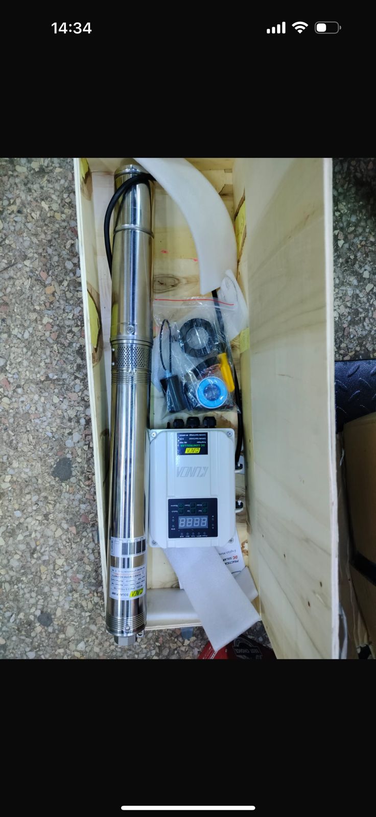 SOLAR WATER PUMP 96 volts 750 watts 110 mtr head