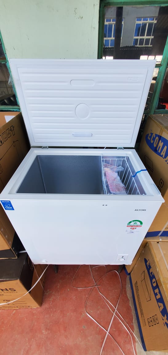 200 litres Ailyons deep freezerThe Ailyons Chest Freezer is easy to clean, further making its maintenance low and ensuring a longer lifespan. Other pertinent features of the Ailyons Chest Freezer incl