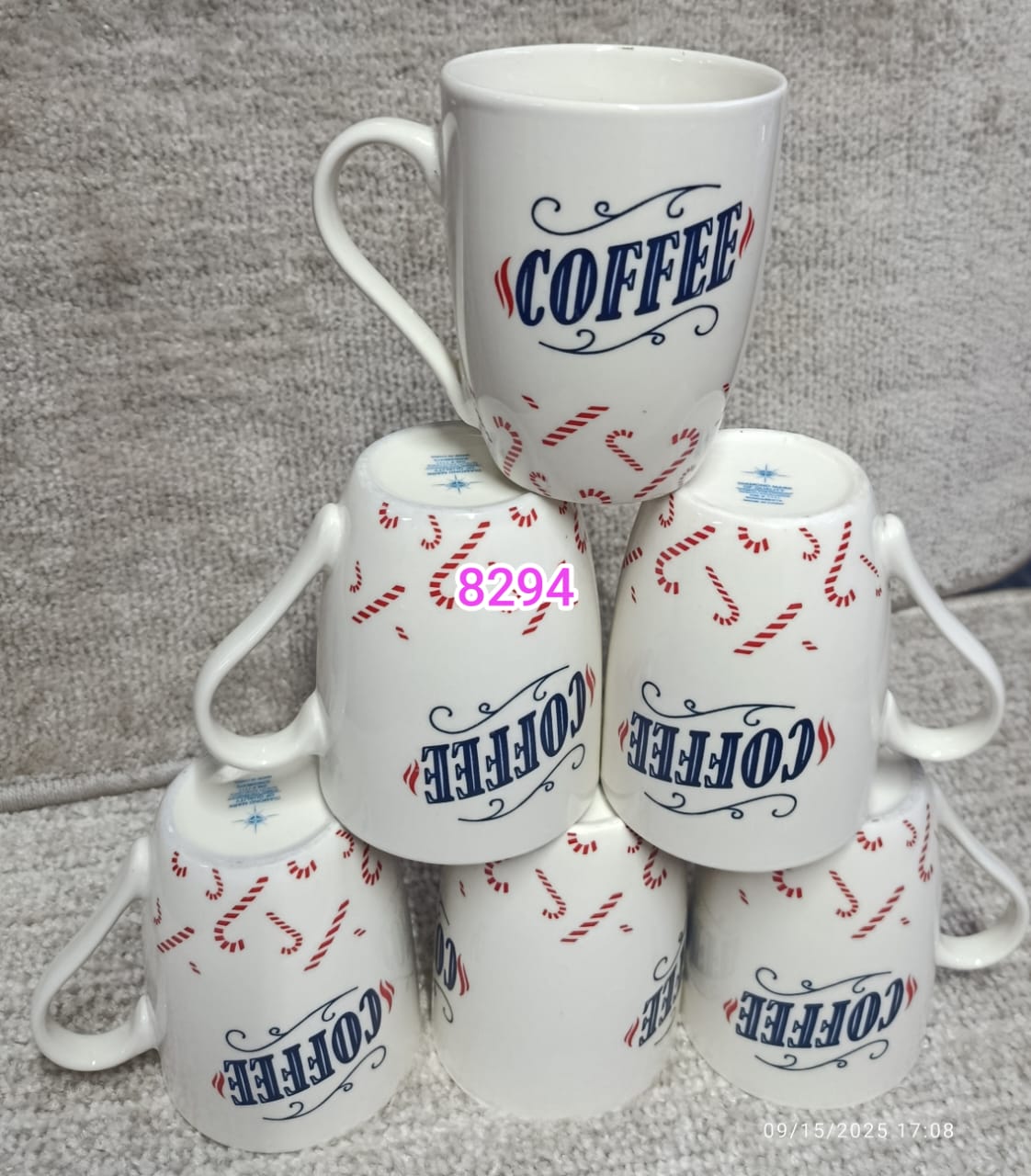 Mugs Set of 6 Elegant Coffee & Tea Cups for Gifting, Home Use, Office & Special Occasions