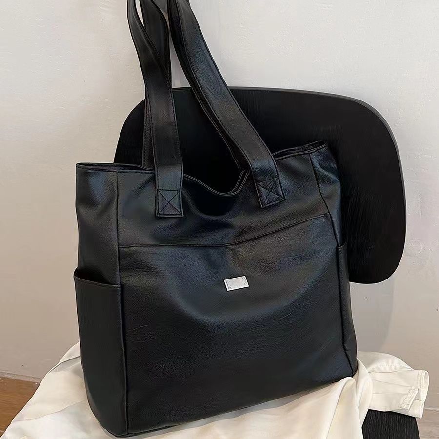 Women bag PU bag tote bags handbag Black