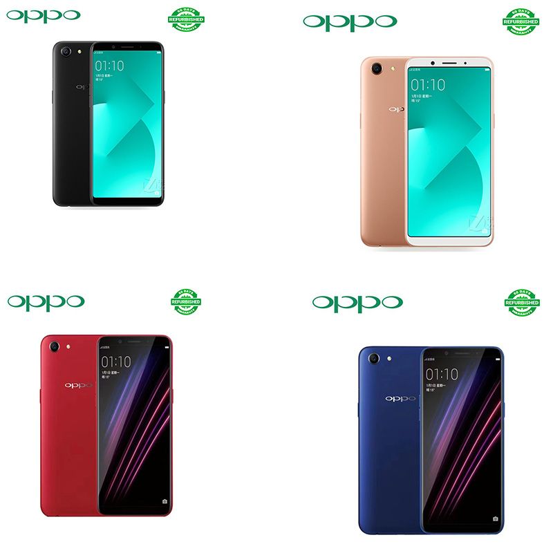 Refurbished Phones OPPO A83 64GB+4GB 32GB 5.7 inches 2G/3G/4G LTE Dual SIM 3180mAh 13MP+8MP Facial Unlocked Full Screen Facial Recognition  AI Smart Beauty