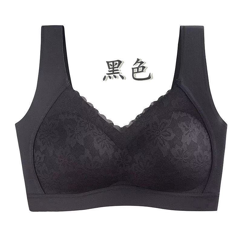2pcs lingerie without steel ring gathered sexy lace sports underwear without marks women's bra