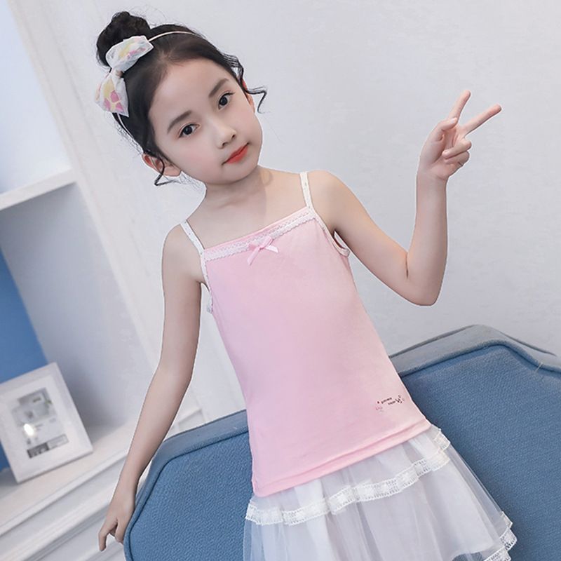 3pcs baby floral children's clothing girls undershirt a class cotton children's suspenders baby inside baby
Bottom inner wear