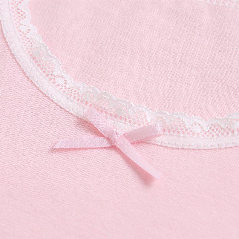 3pcs Children's summer new girls undershirt baby cotton baby girl lace children camisole summer