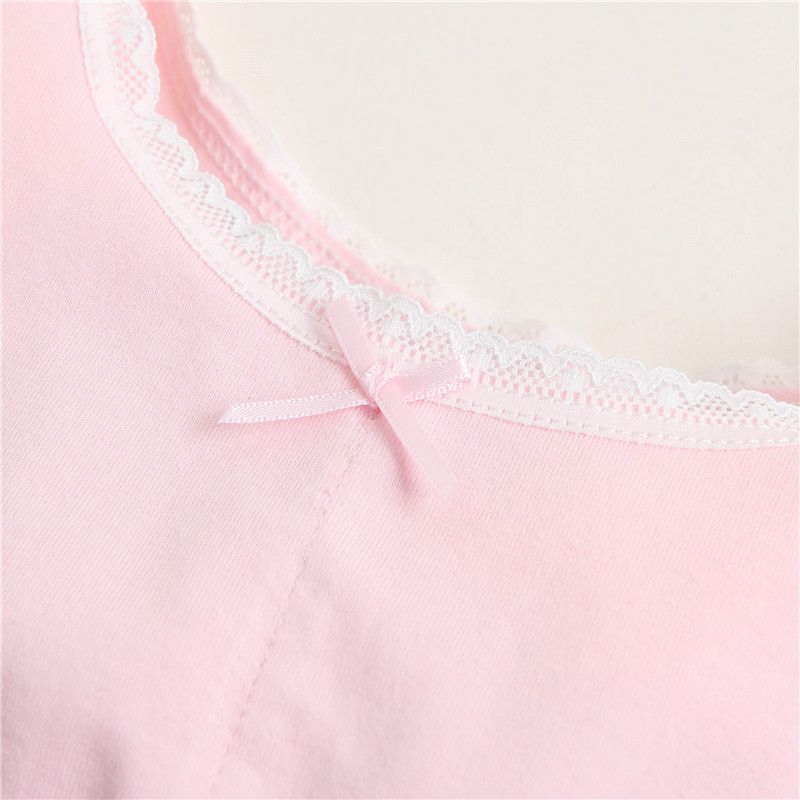 2pcs Girls undershirt developmental underwear students cotton development summer cotton Korean version of the girl summer children
Small Vest