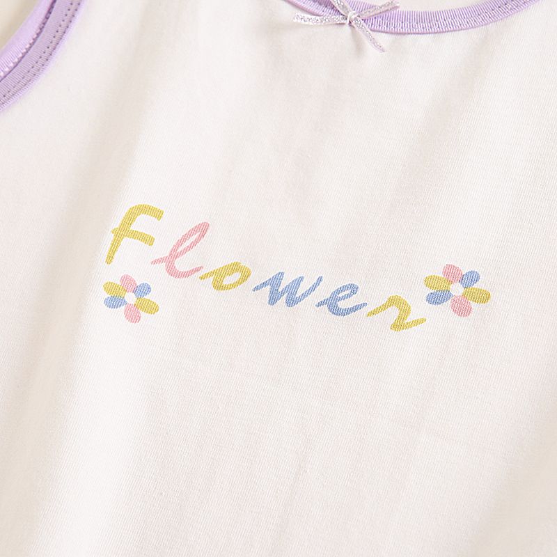 3pcs Girls' children undershirt cotton girls' sleeveless baby inside baby bottoming inner wear cotton baby girl