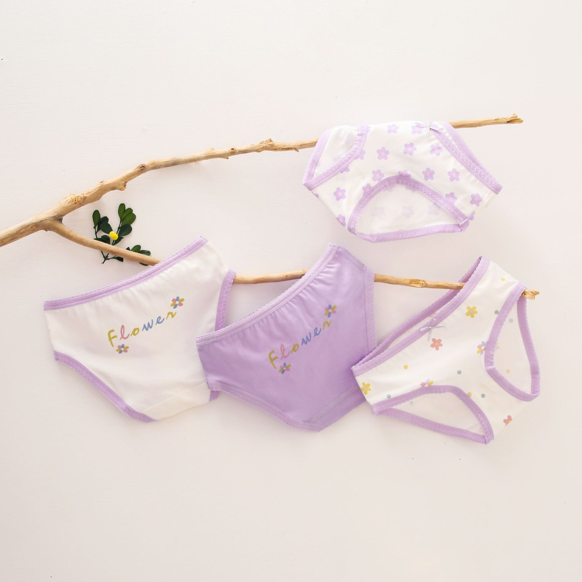 4pcs Girl's panties children's panties cotton little girl boxer shorts cotton 7.5kg-50kg