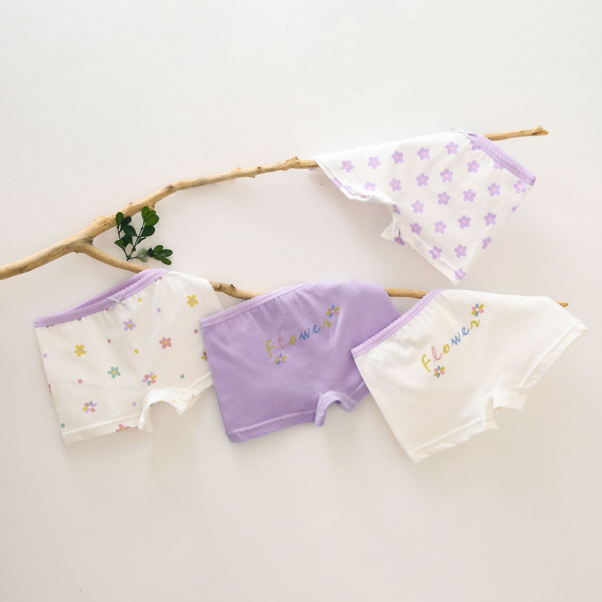 4pcs Girl's panties children's panties cotton little girl boxer shorts cotton 7.5kg-50kg