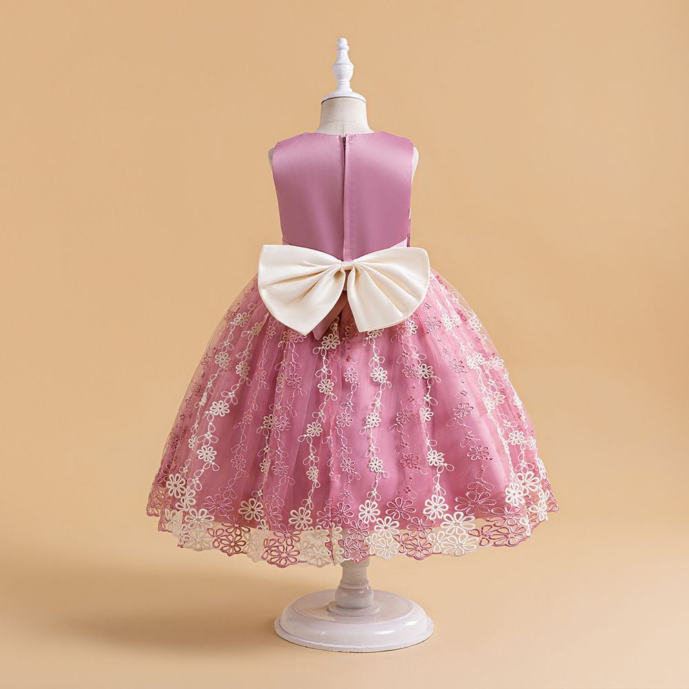 Holiday Celebration girls baby girls mesh wedding new children's floral dresses gowns 3years-10years