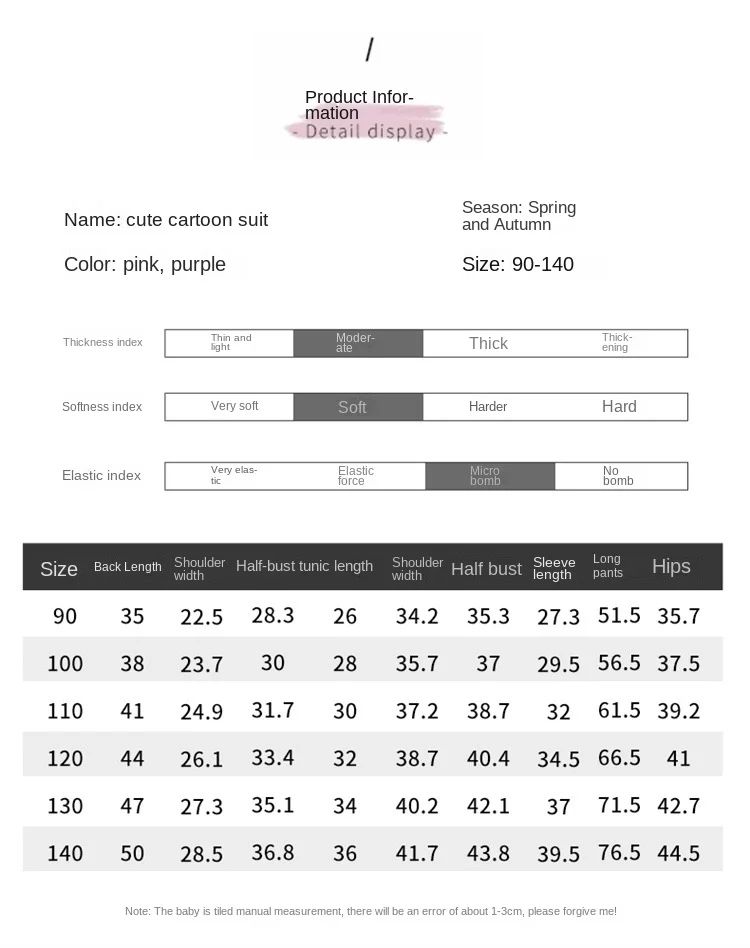 Sanrio Kuromi Cartoon Print Children's Clothing Sets Girls Sweashirt +Sweatpant + Vest 3 Pcs Suit Autumn Kids Tracksuit