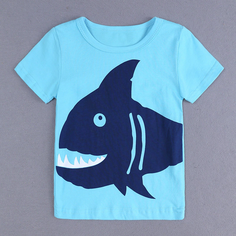 Summer style Boy Clothes Set Kids Clothes Boys Clothing Short-sleeved T-shirt+Denim shorts 3 Pcs Outfit Set Children Suit