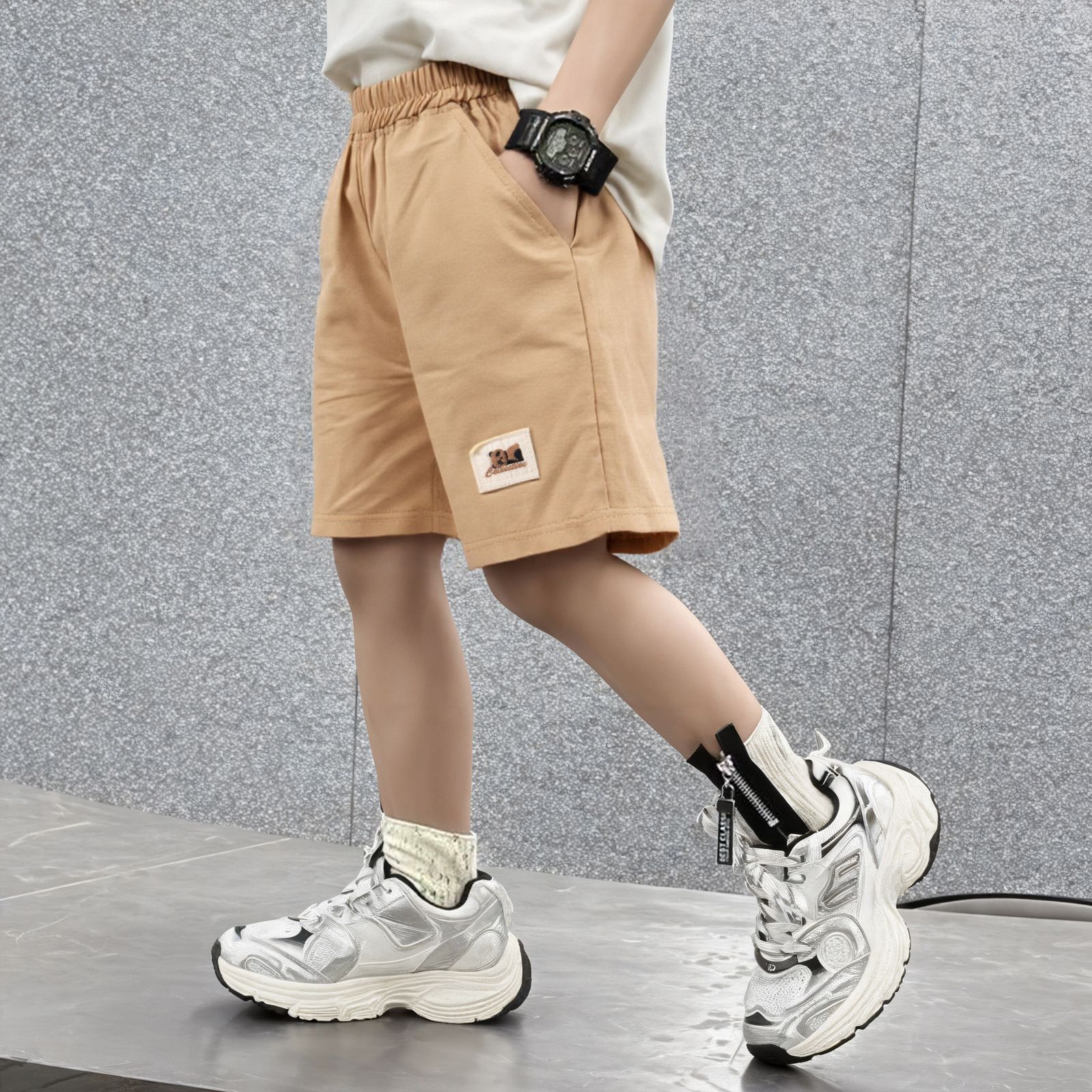 1pcs Summer New Style Simple Thin Shorts for Kids, Boys' and Girls' Pure Cotton Casual Children's Trousers