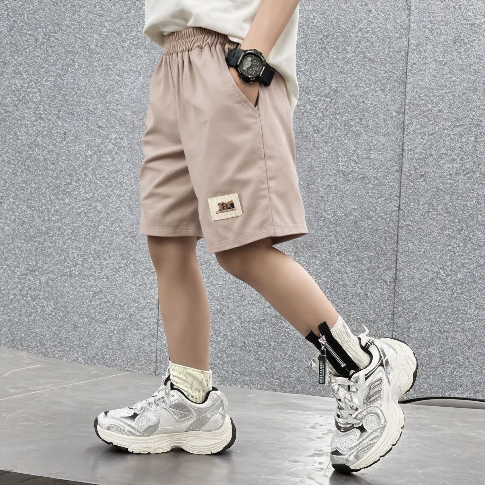 1pcs Summer New Style Simple Thin Shorts for Kids, Boys' and Girls' Pure Cotton Casual Children's Trousers