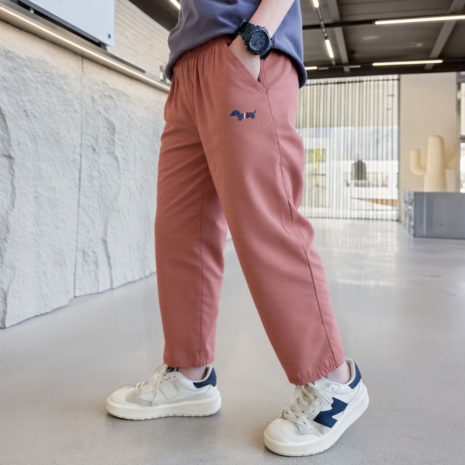 1pcs Summer Long Pants for Kids, Boys' and Girls' Solid - colored Outer - wear Trousers, Trendy and Casual Baby Trousers, Children's Clothing