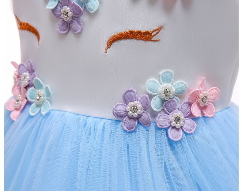Girls' dresses, princess dresses, festival gowns and birthday dresses.