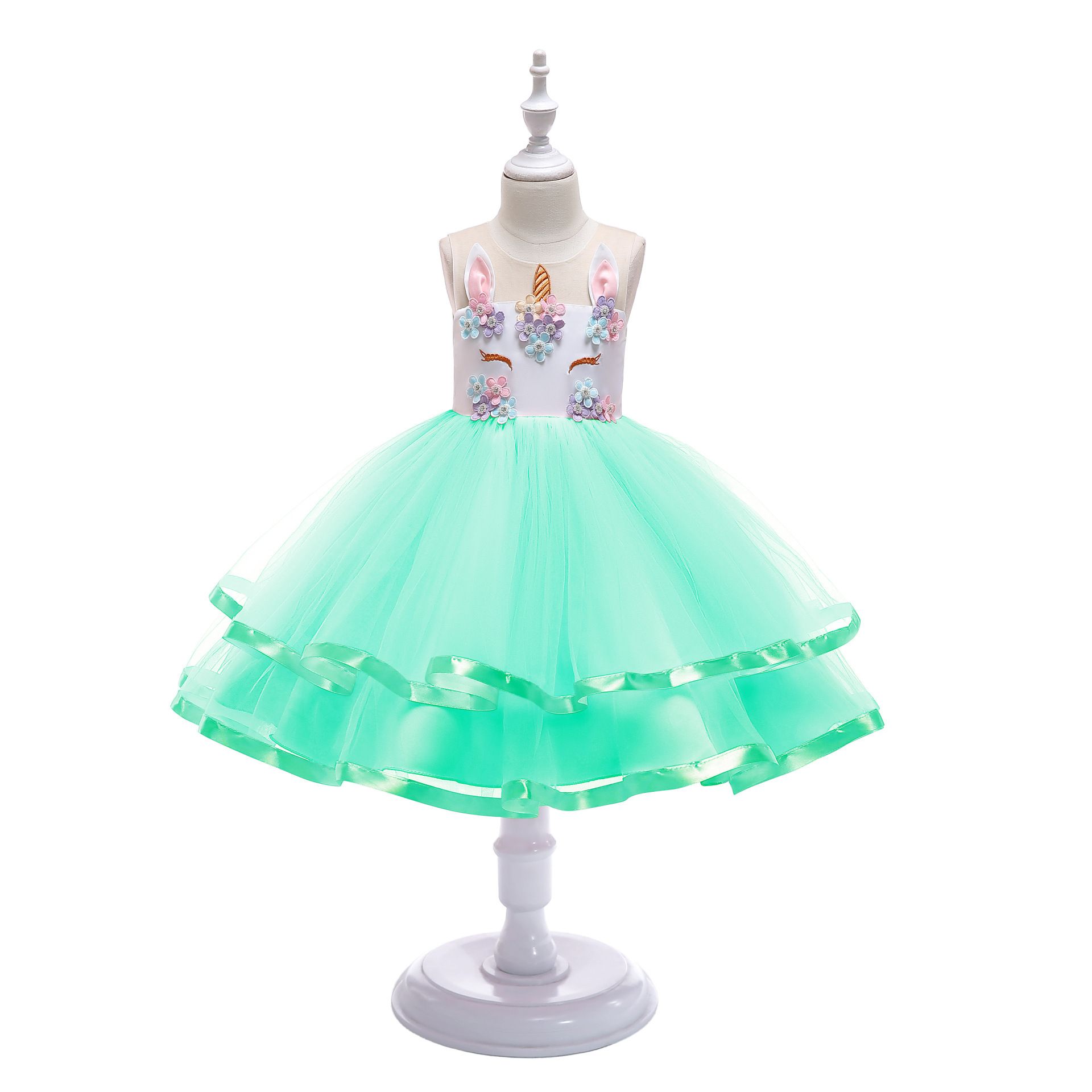 Girls' dresses, princess dresses, festival gowns and birthday dresses.