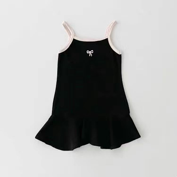 2025 New Summer Sleeveless Princess Dress for Baby Girls - Cute Ins-style Ruffle Halter Sundress