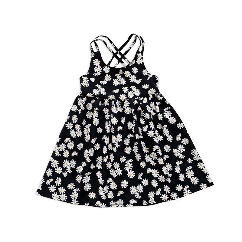 2025 Kids Summer Chiffon Dress
Girl's Sling Princess Dress | Daisy Floral Print Stylish Baby Dress