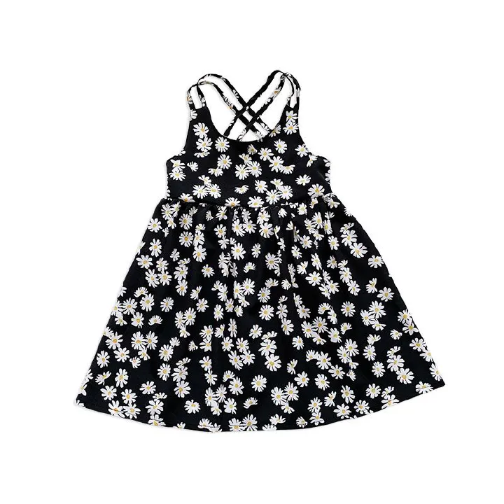 2025 Kids Summer Chiffon Dress
Girl's Sling Princess Dress | Daisy Floral Print Stylish Baby Dress