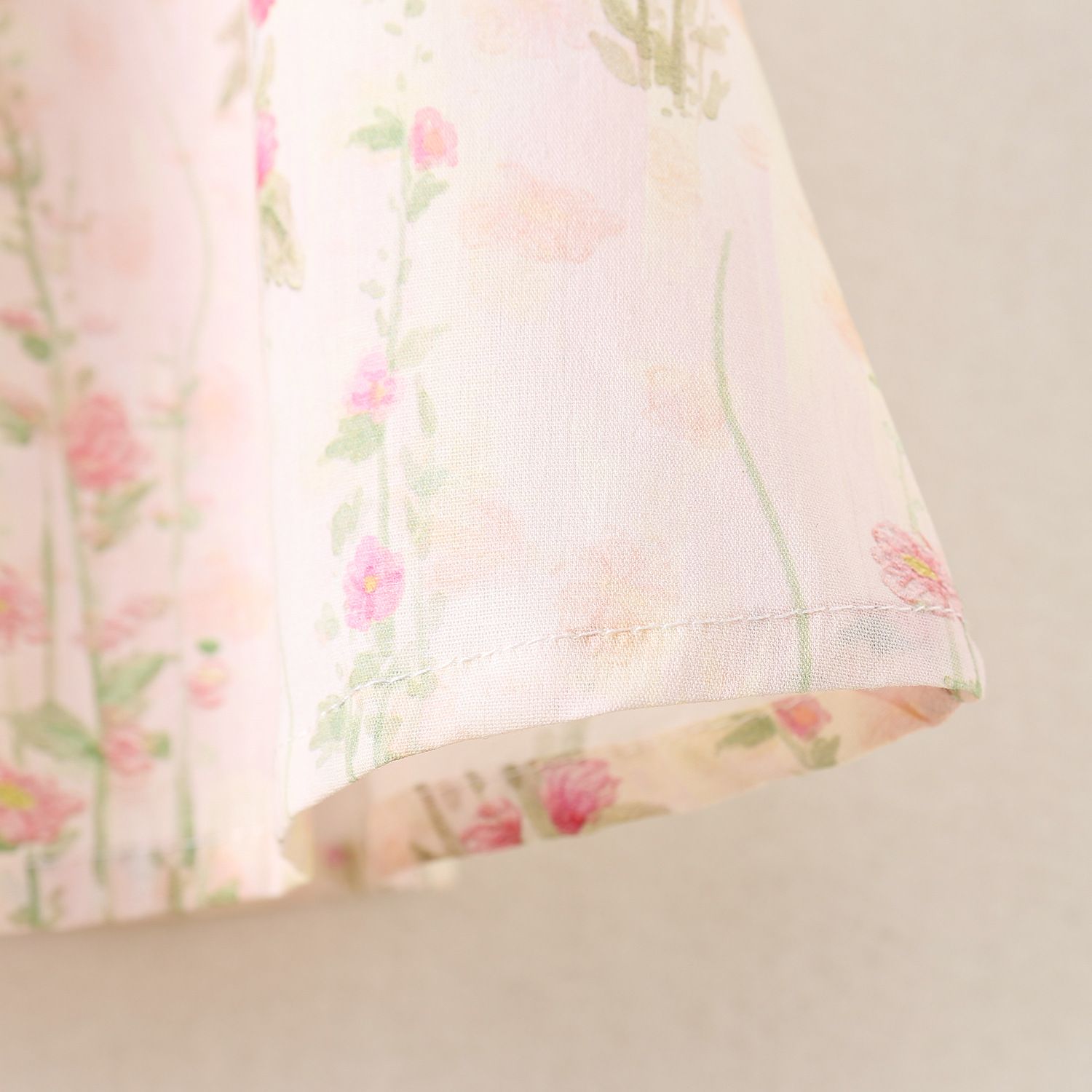 Girls' Cool Summer Chinese-style Floral Dress - Princess-style Traditional Chinese Vintage Dress, Stylish & Chic