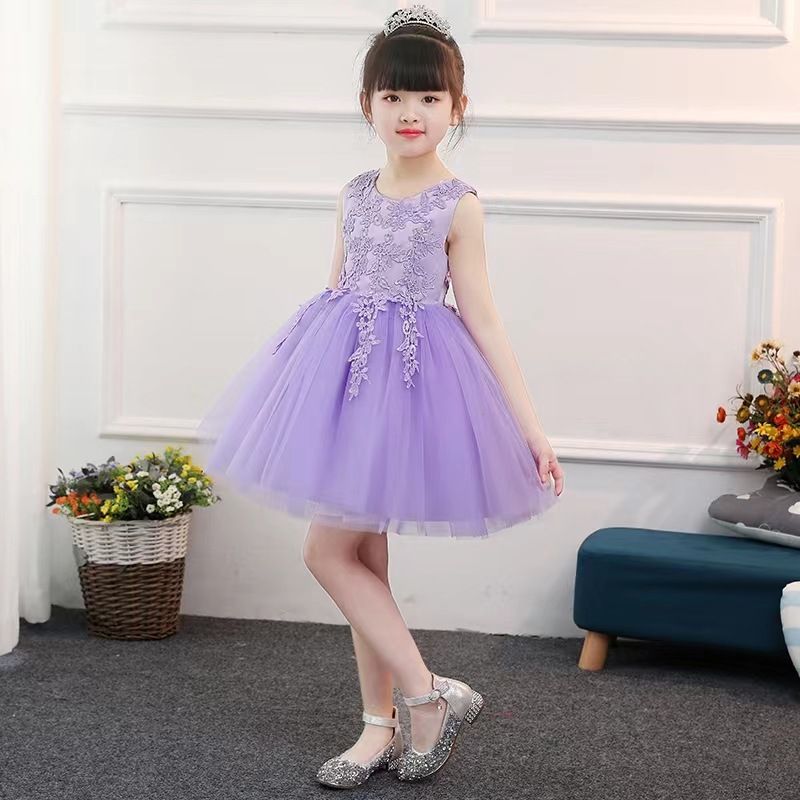 Children's formal dress, princess dress, outfits for kids and toddlers, girls' tulle dress, performance costume, summer dress
