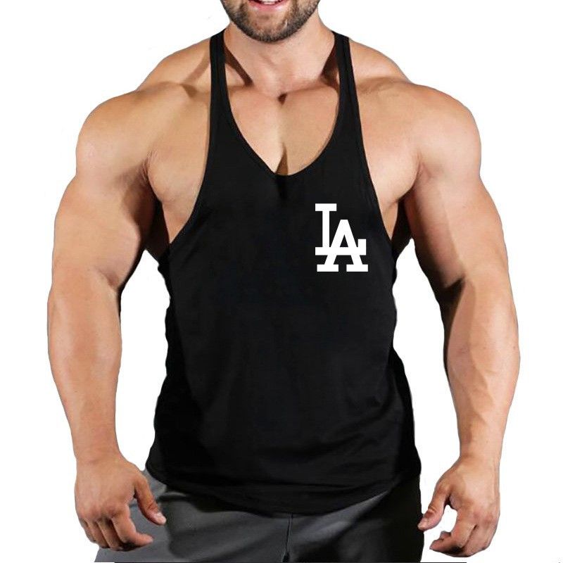 Fitness Man Bodybuilding Shirt Men Men's Singlet Gym Vest Stringer Sleeveless Sweatshirt T-shirts Suspenders Man Clothing Top